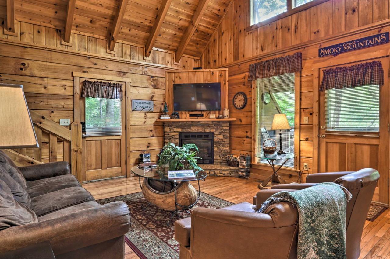 Gatlinburg Mountainside Escape With Deck And Hot Tub! Villa Buitenkant foto